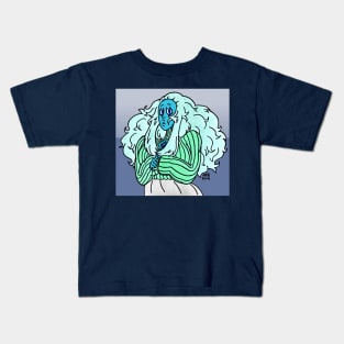 Curly Blue Kids T-Shirt